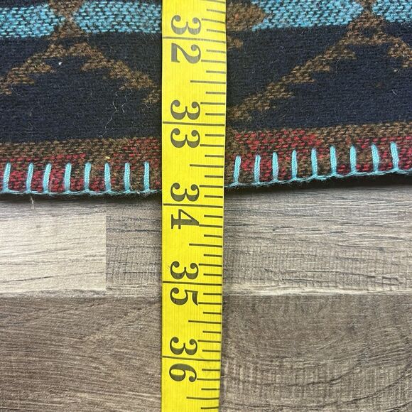 Outback Trading Co Brooklyn Jacket Navy Aztec Western Knee Length Sz 3XL - Picture 5 of 10